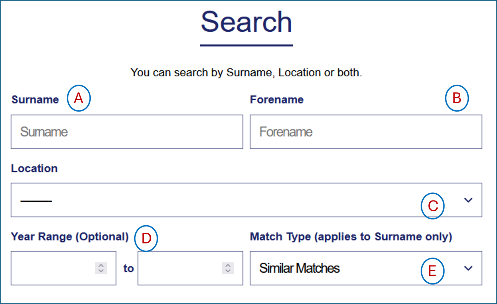 Search Page